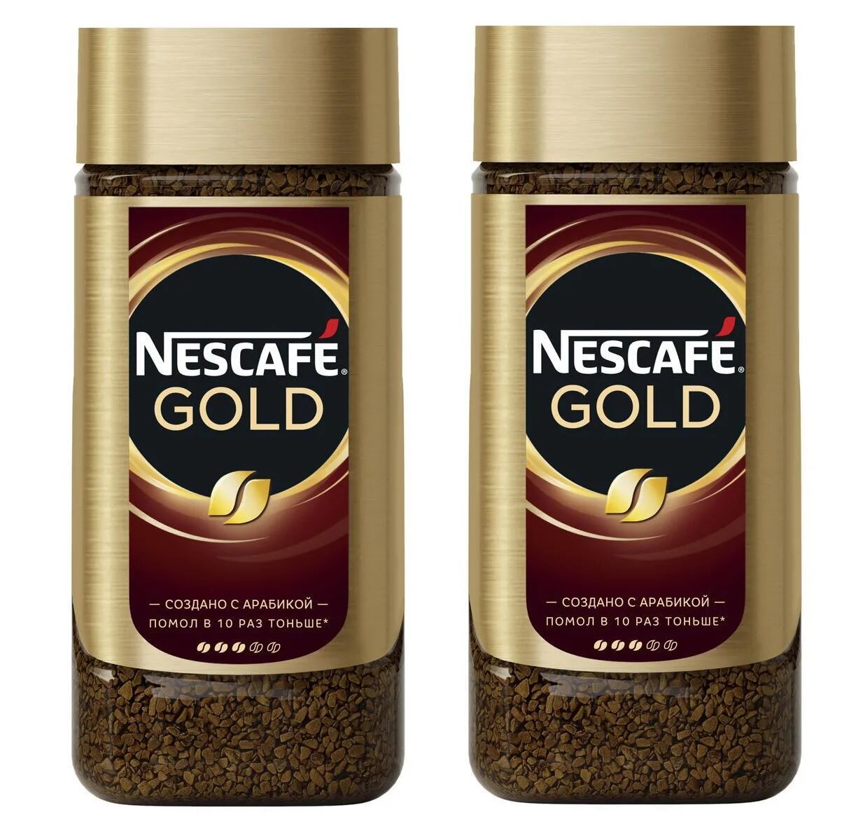 Растворимое кофе баночка в стекле фото Характеристики Nescafe Gold Кофе растворимый сублимированный с добавлением натур