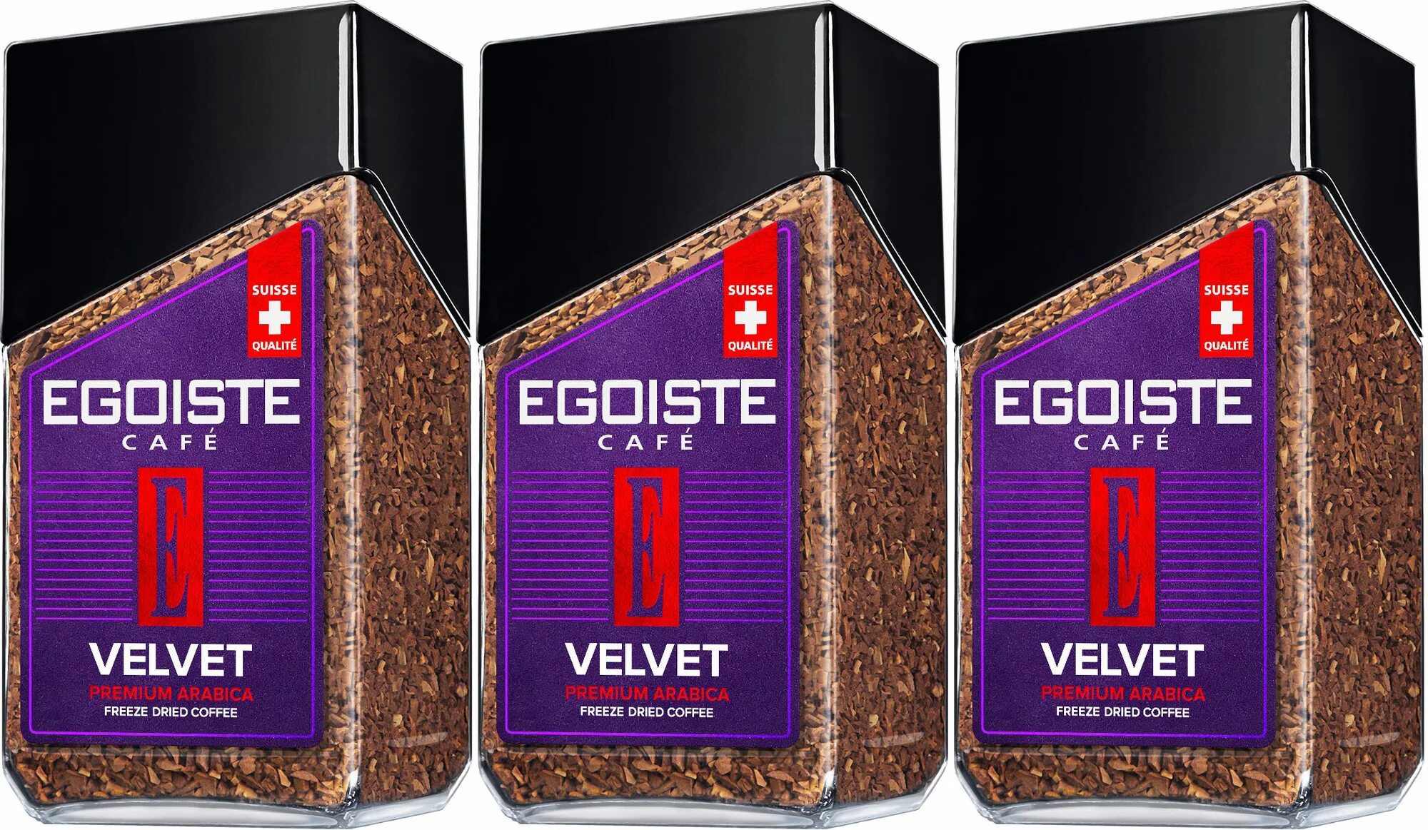 Растворимый кофе эгоист виды описание и фото Кофе Egoiste Velvet растворимый 95 г, комплект: 3 упаковки по 95 г - купить с до