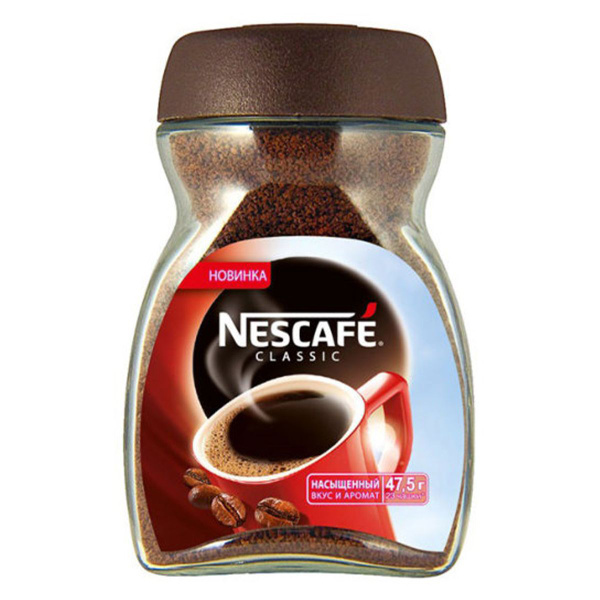 Растворимый кофе фото NESCAFЕ Кофе растворимый, Classic, 47,5 гр. - купить с доставкой по выгодным цен