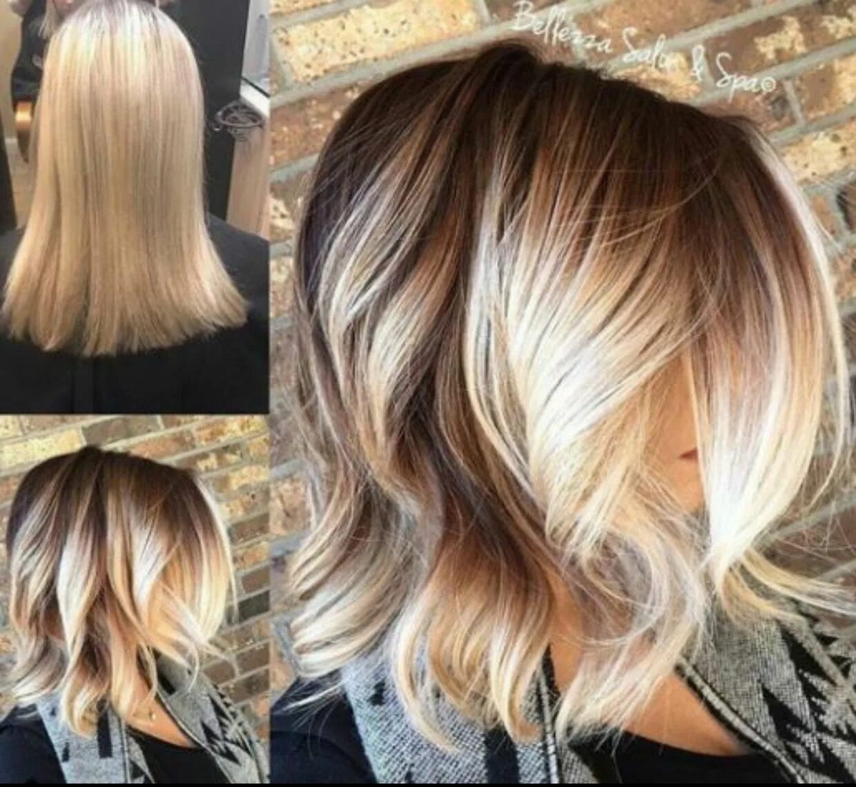 Растяжка на каре фото Pin by amanda jean on Hair Hair color flamboyage, Balayage hair, Hair styles