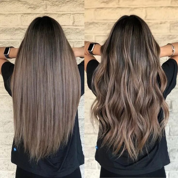 Растяжка на темных волосах фото Pin by Evameier on hair Brown hair balayage, Long hair styles, Brunette balayage