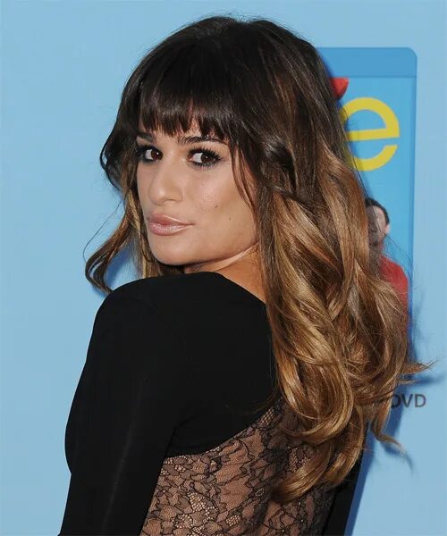 Растяжка на волосах с челкой фото Lea Michele Hairstyles And Haircuts - Celebrity Hair Ideas