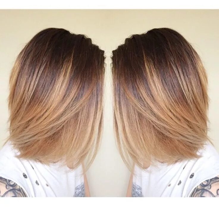 Растяжка цвета короткие волосы фото Pin on Hair Short hair balayage, Balayage hair, Hair trends