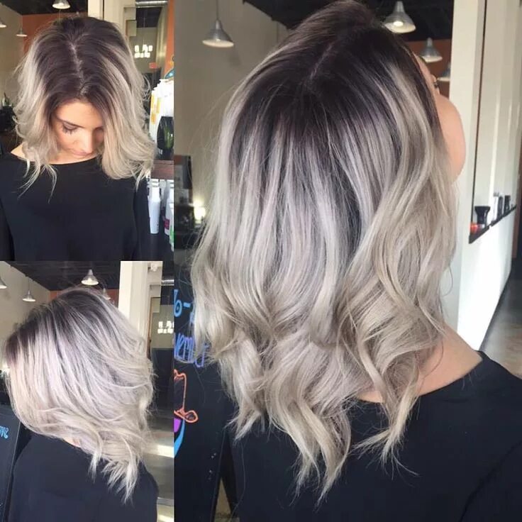 Растяжка цвета короткие волосы фото Pin by Griselda Vizcarra on Fashion and More! Balayage hair, Blonde hair with ro