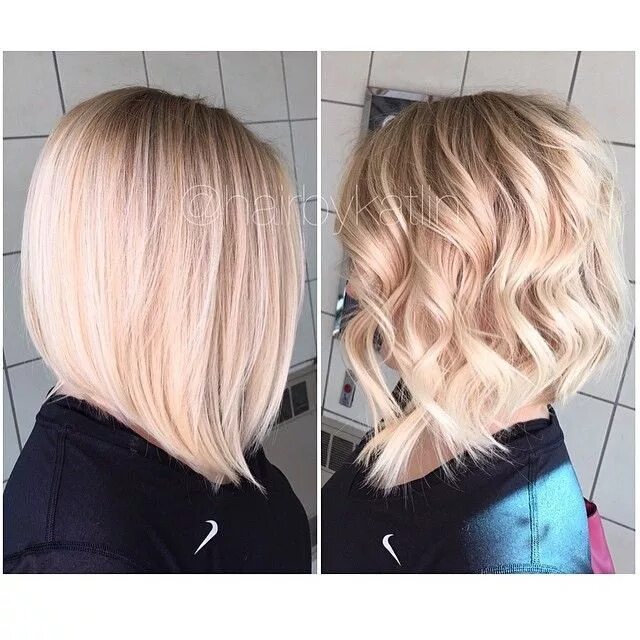 Растяжка цвета на каре фото Pin on hairstyles I love