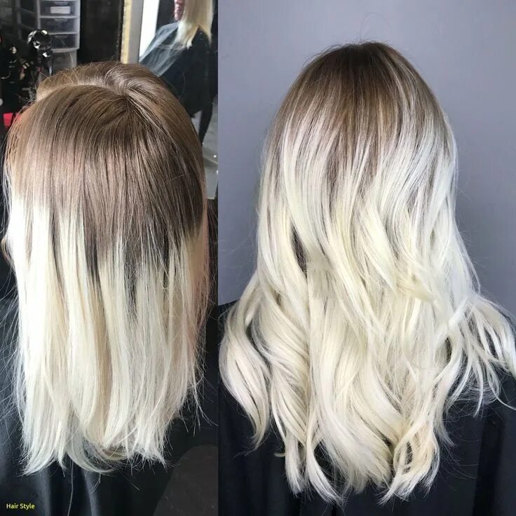 Растяжка цвета на светлых волосах фото Schöne Platinum Blonde auf dunkler Haut Balayage haare blond, Balayage frisur un