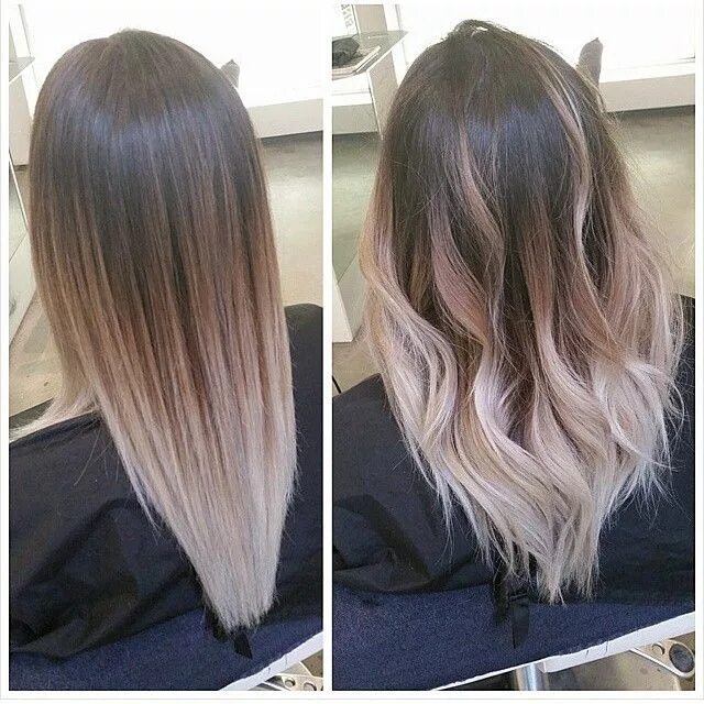 Растяжка цвета на темных фото Image result for balayage blonde Balayage straight hair, Hair hacks, Hair color 