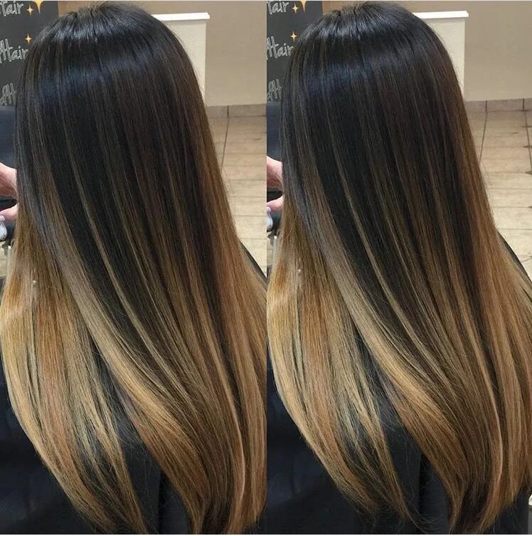 Растяжка цвета на темных фото Pin on Hair Balayage hair, Hair painting, Hair color balayage