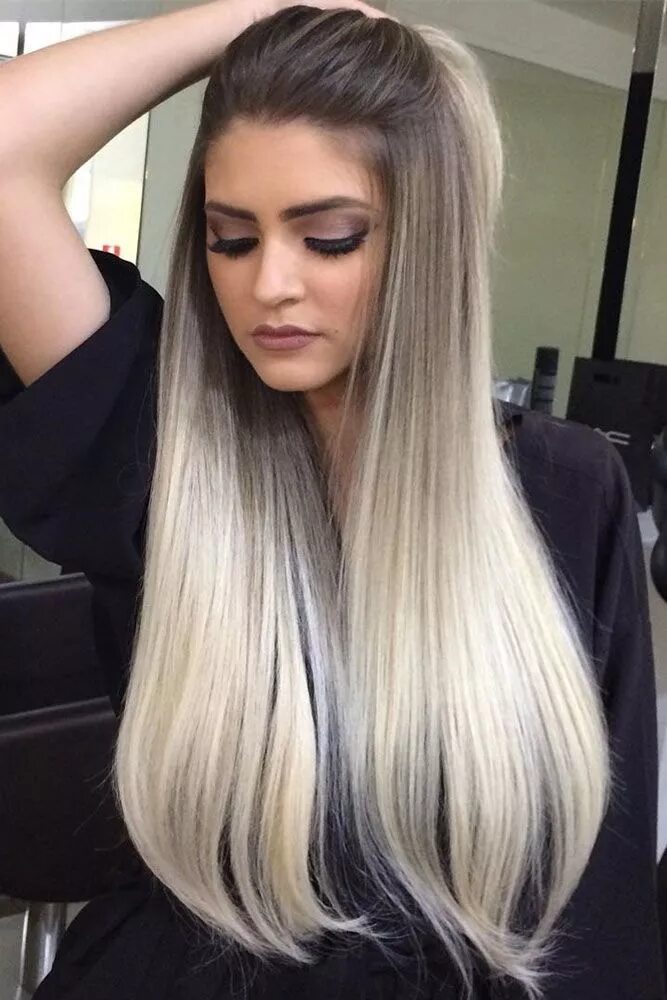 Растяжка цвета на волосах фото Most Popular Ideas for Blonde Ombre Hair Color Ombre hair blonde, Blonde hair co