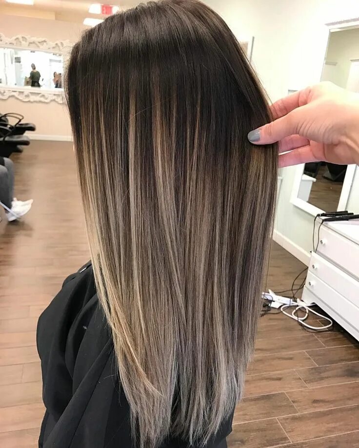 Растяжка волос окрашивание фото на средние No hay texto alternativo automático disponible. Beautiful hair color, Hair color