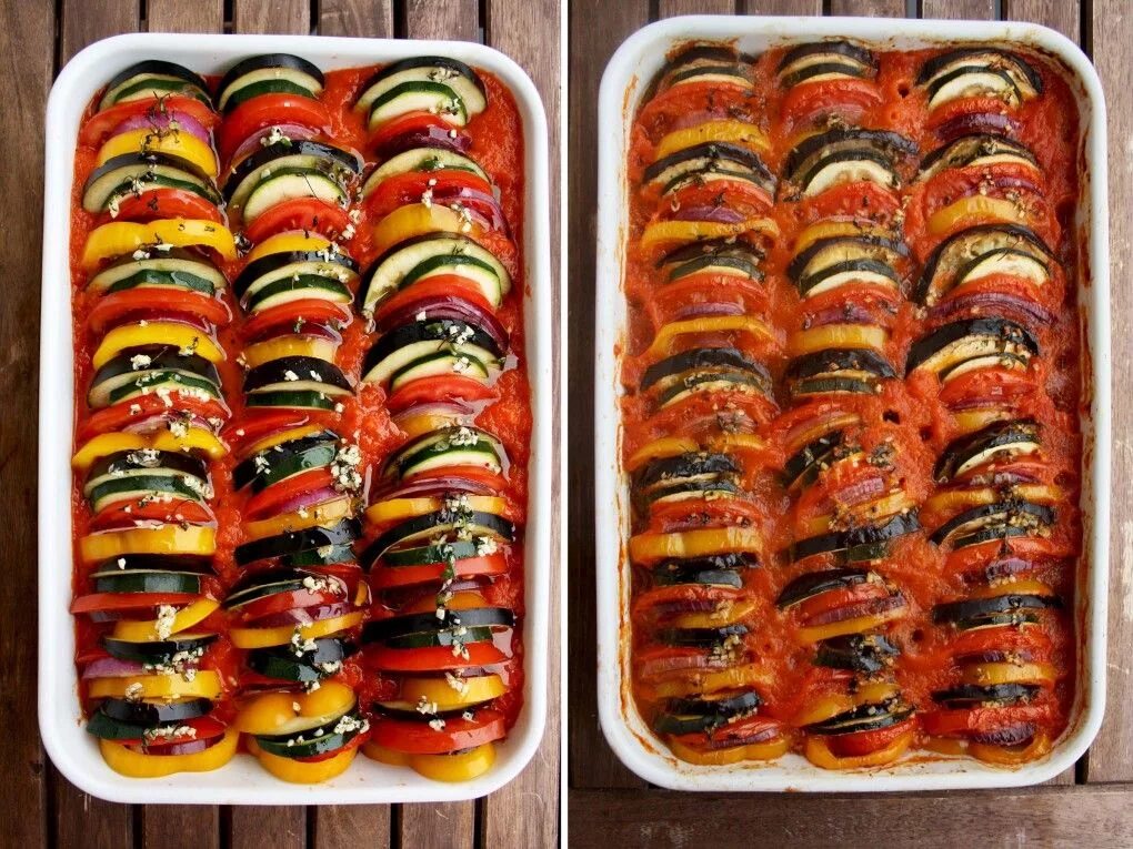 Рататуй рецепт классический в духовке фото Ratatouille: delicious and spectacular vegan gluten-free dish that will be a sta