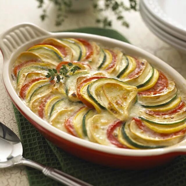 Рататуй с сыром фото Ratatouille With Brie Recipe Recipes, Food, Milk recipes