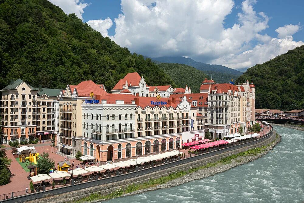 Ратуша 2 село эстосадок фото Tulip Inn Rosa Khutor, hotel, село Эстосадок, набережная Панорама, 2 - Yandex Ma