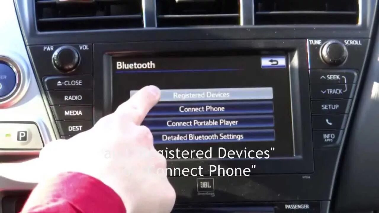 Рав 4 как подключить блютуз How to Pair Bluetooth: Toyota Premium HDD Nav with Entune - YouTube