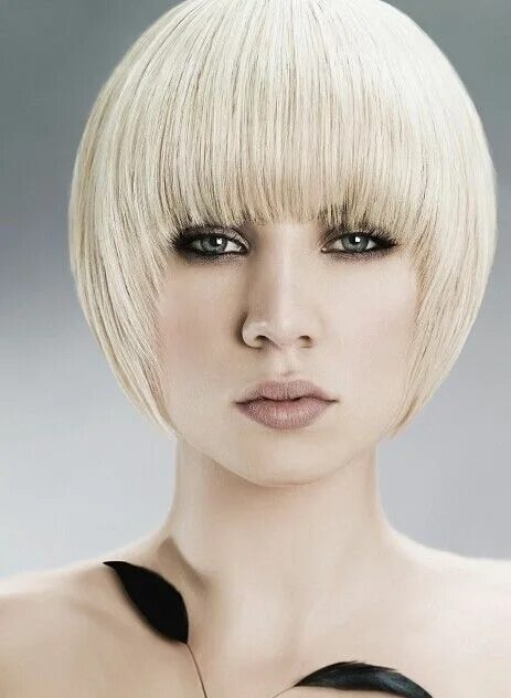 Равномерная стрижка женская на средние волосы Short Capless Straight Synthetic Hair Wig, Cheap Bob Wig Capelli corti, Idee per