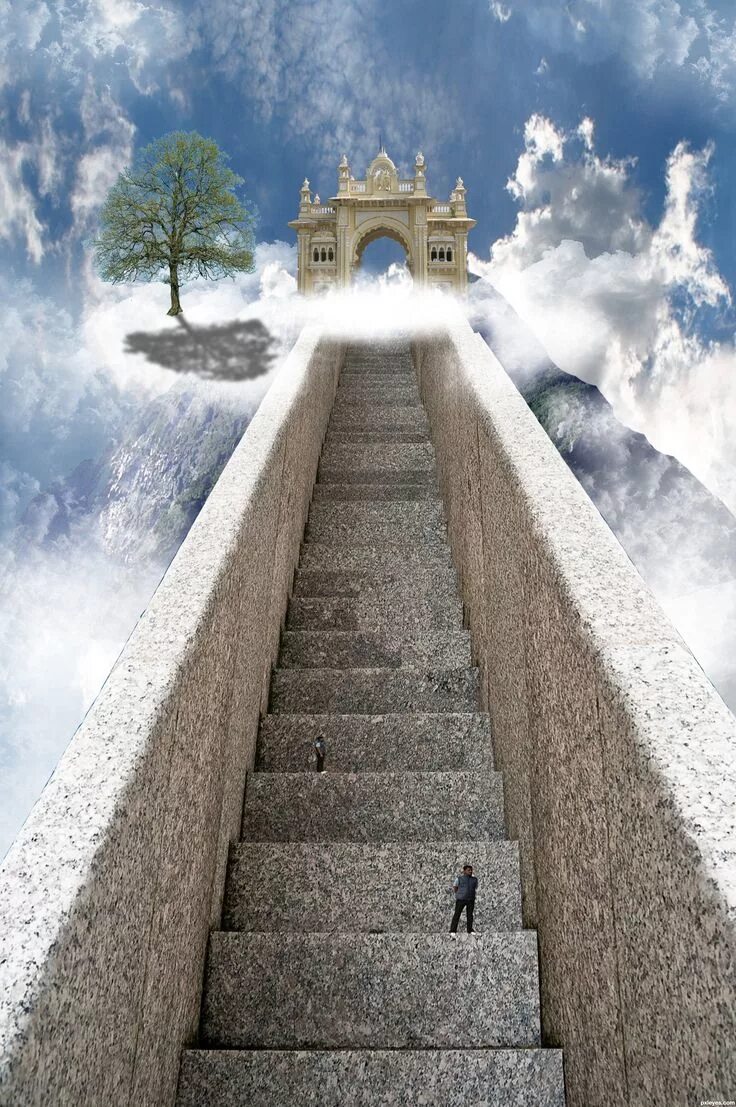 Рай фото реальные на небесах Clouds Contest Pictures made with Photoshop - Image Page 7 Stairs to heaven, Hea