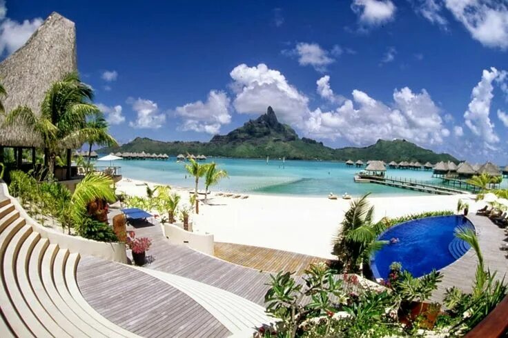 Рай на земле фото Passion For Luxury : Le Meridien Bora Bora Dream vacations, Bora bora island, Bo