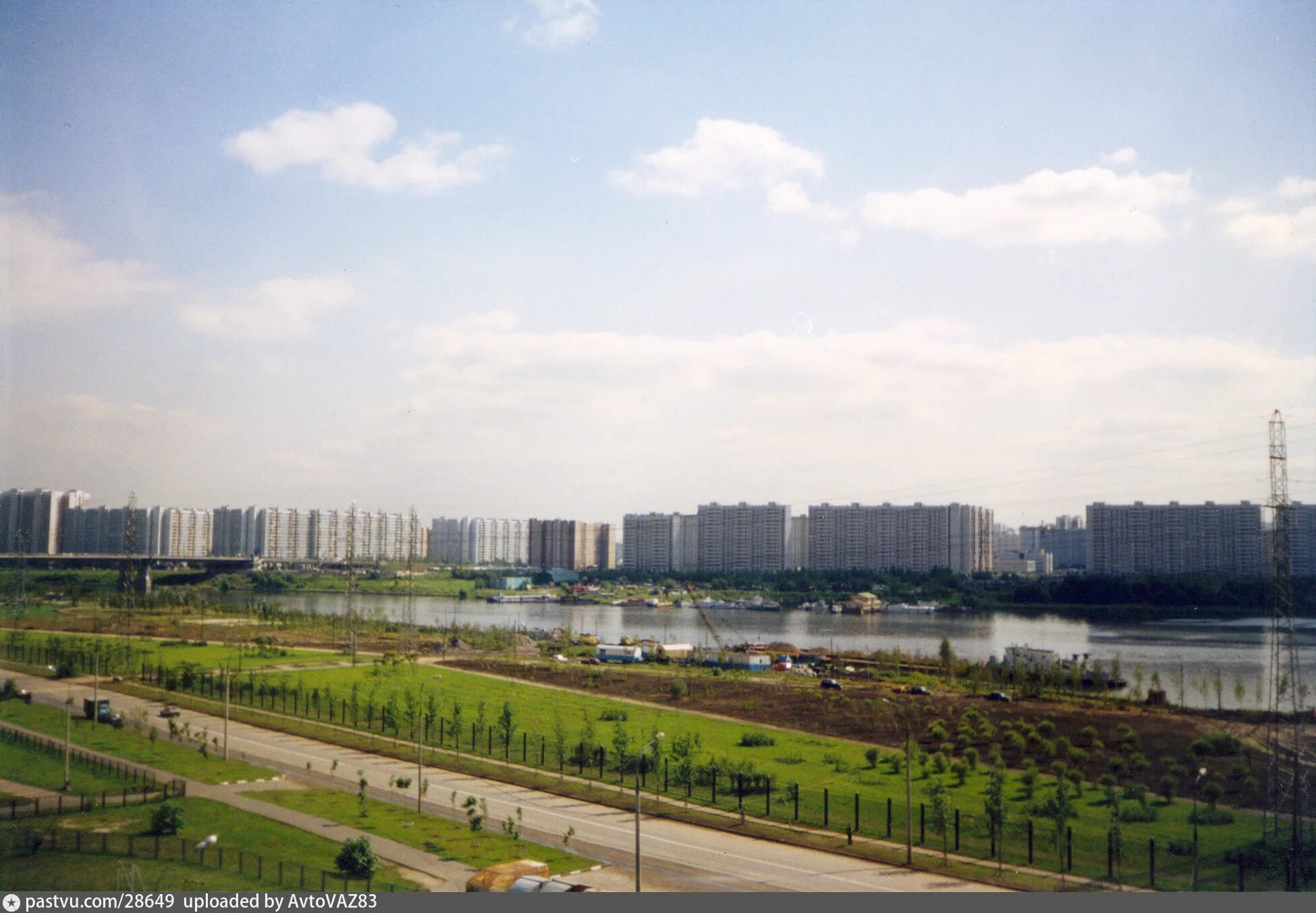 Район марьино москва фото Батайский проезд. Строительство Марьинского парка им. 850-летия Москвы - Retro p