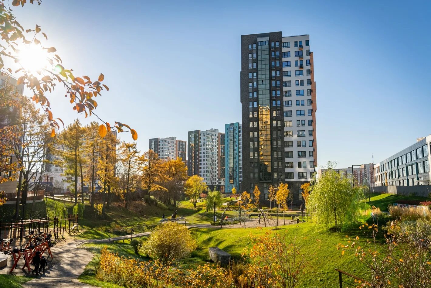 Район скандинавия москва фото Жилой район Скандинавия, жилой комплекс, Москва, поселение Сосенское, Скандинавс