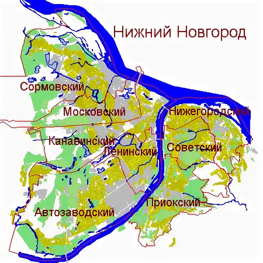 Районы нижнего новгорода фото Каждый нижегородец имеет право знать, что и где строится на территории города", 