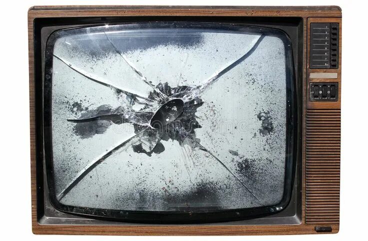 Разбил телевизор фото TV with a smashed screen stock photo. Image of electronic - 2332088 Tv, Stock ph