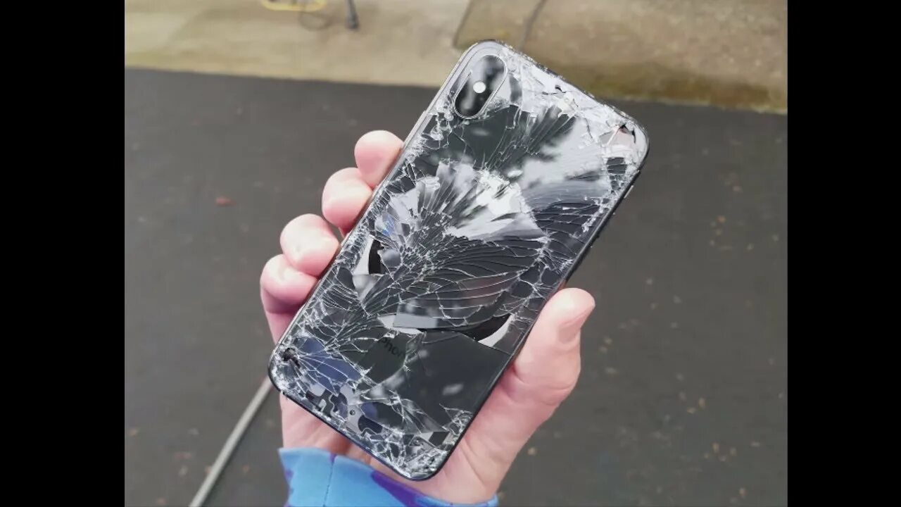 Разбитый айфон 15 про макс фото broke the iphone X in the first 10 minutes... (crying) - YouTube