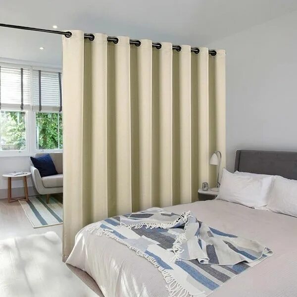 Разделение комнаты шторами фото Modern Room Dividers Curtains Screens , Home Fashion Thermal Insulated Drapery P