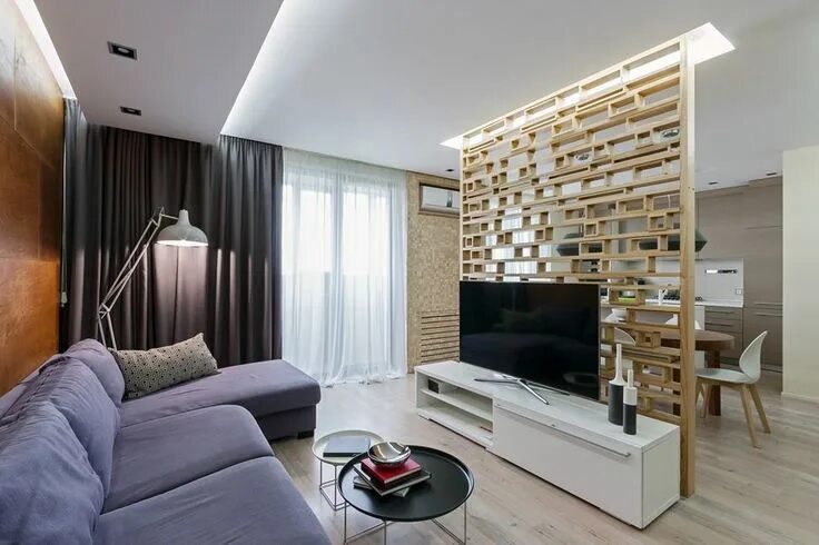 Разделение комнаты современный дизайн ZP-Apartment - Picture gallery Arredamento, Idee arredamento soggiorno, Design a