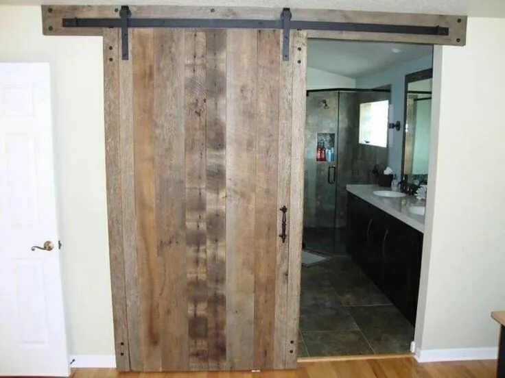 Раздвижная дверь своими руками в домашних условиях I love this impressive cheap interior barn doors #cheapinteriorbarndoors Puertas