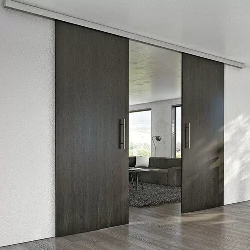 Раздвижные двери фото цены Hafele Slido D-Line11 120 Sliding Wood Door Kit (264 lbs. Max Door Weight) Door 