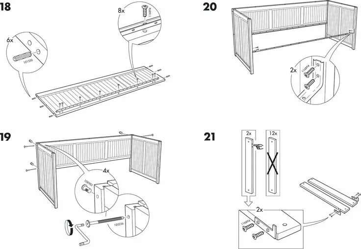 Раздвижные кровати икеа инструкция по сборке Handleiding Ikea Hemnes bedbank (pagina 1 van 12) (Dansk, Deutsch, English, Espa