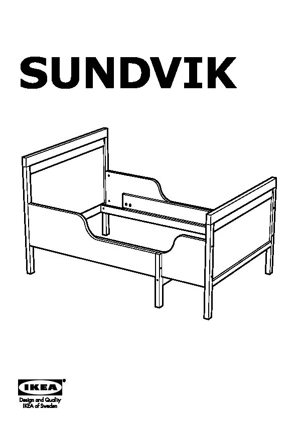 Раздвижные кровати икеа инструкция по сборке SUNDVIK Ext bed frame with slatted bed base white - IKEAPEDIA