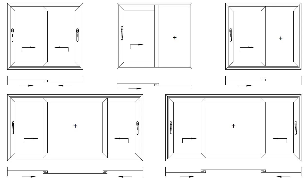 Раздвижные окна своими руками чертежи фото ALUTECH 160 HS от компании АКТО