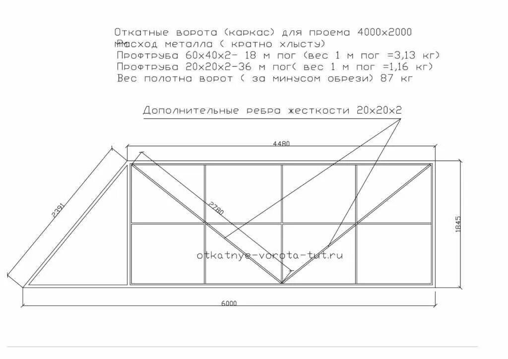 Раздвижные ворота размеры чертеж Построим свой дом Строительство своими руками, 3 апр. 2021 в 18:41 Схемы откатны