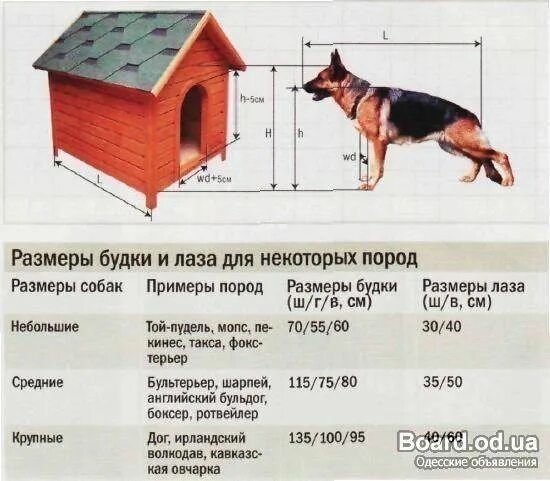 Размер будки для немецкой овчарки фото Будка конура для собаки - купить в Чистенькой, цена 3 000 руб., дата размещения: