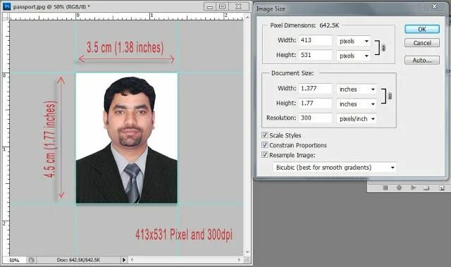 Размер фото 4 на 6 Actual Size of A Passport Photo and How to Crop the Passport Size Photo in Photo