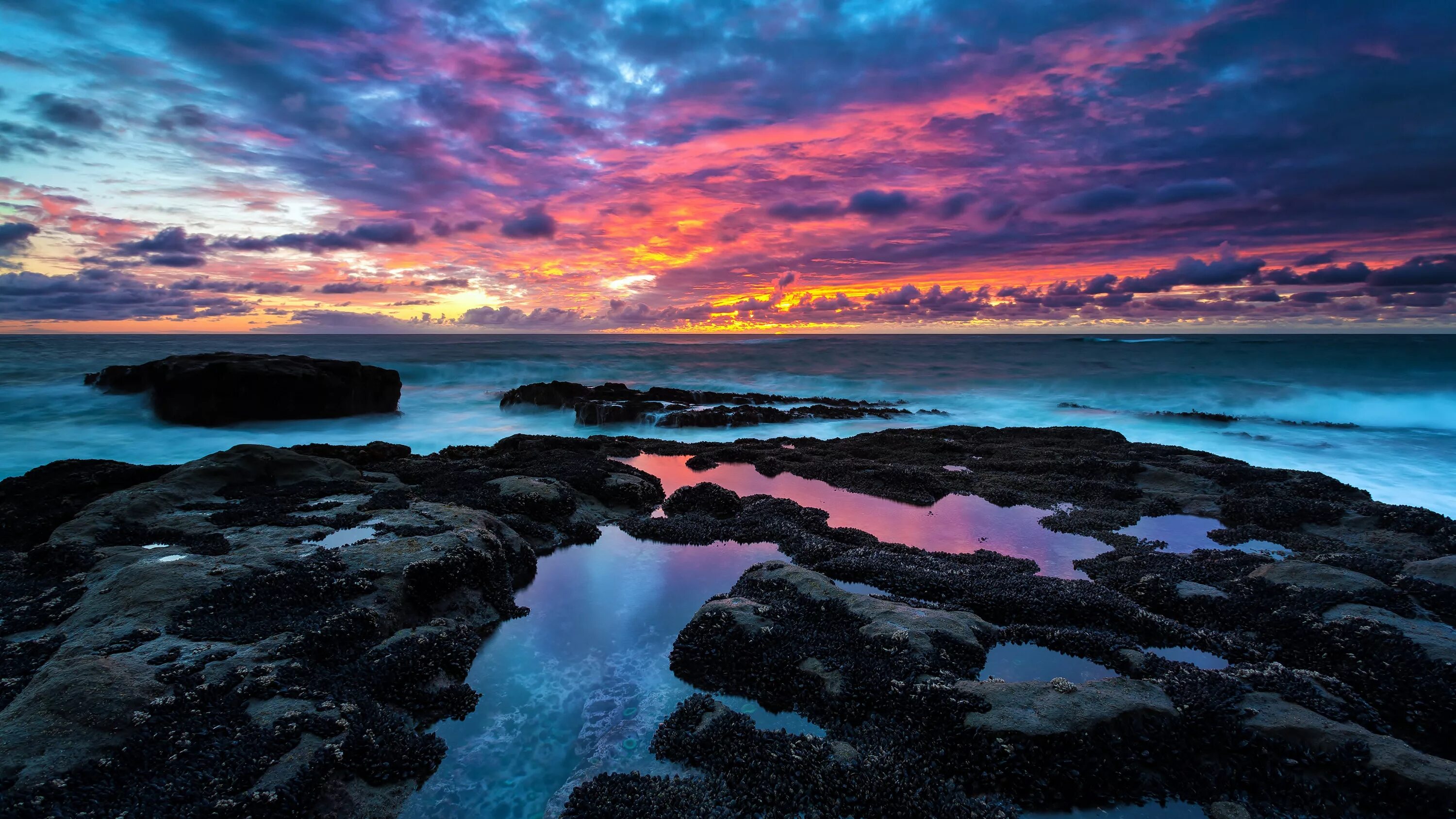 Размер фото для обоев на телефон Cloud Horizon Ocean Sea SkyHD WALLPAPER - KDE Store