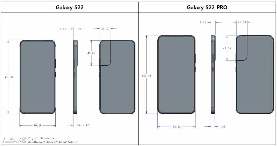 Размер фото на телефоне самсунг Samsung Galaxy S22 и Galaxy S22 Plus действительно будут компактнее моделей ныне