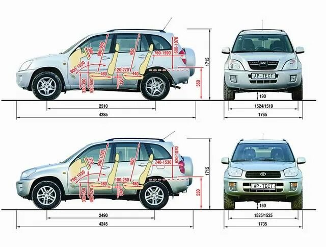 Размер передних шторок чери тигго фото Картинки CHERY TIGGO 4 ГАБАРИТЫ