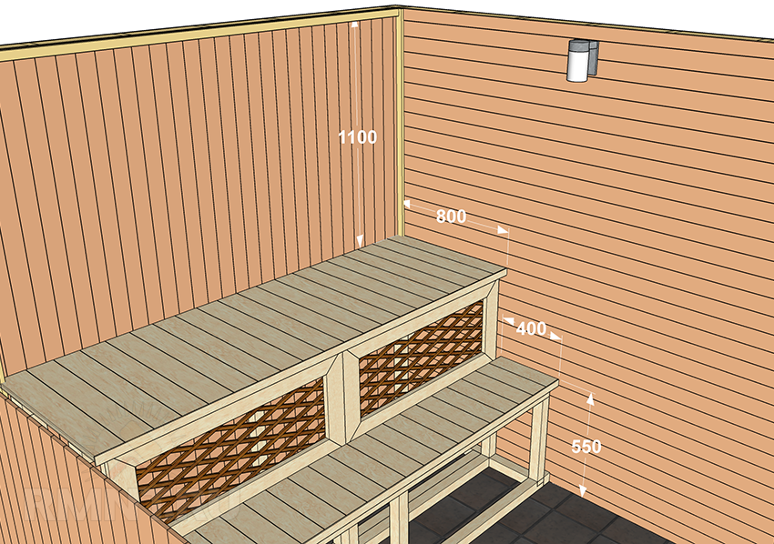 Чертежи полков в баню Парилка, Декор для комнат спа, Сауна
