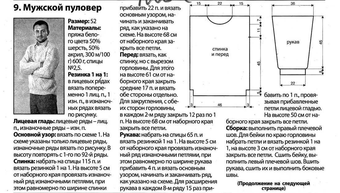 Размер схема мужского свитера спицами Размеры свитера мужского 52 размер спицами: найдено 89 изображений