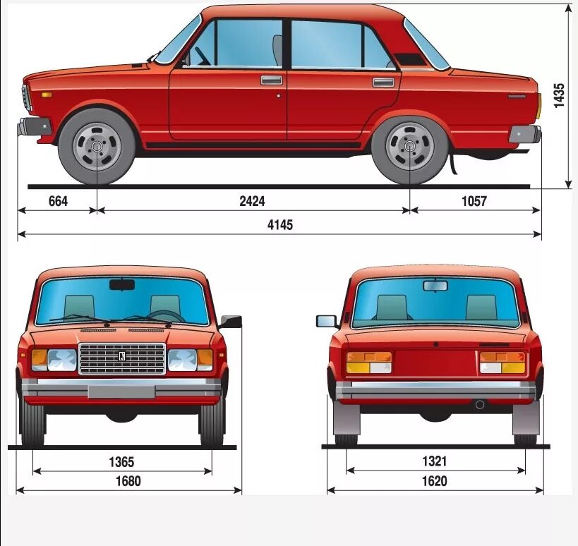 Размер ваз 2107 фото Немного истории. - Lada 21073, 1,6 л, 2003 года другое DRIVE2