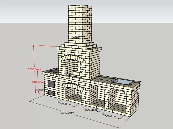 Размеры барбекю из кирпича фото Размеры барбекю Деревенский дизайн кухни, Камин на заднем дворе, Уличные камины