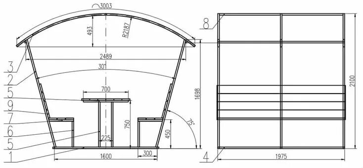 Размеры беседки из металла своими руками беседка размеры чертежи: 4 тыс изображений найдено в Яндекс.Картинках Беседка, М