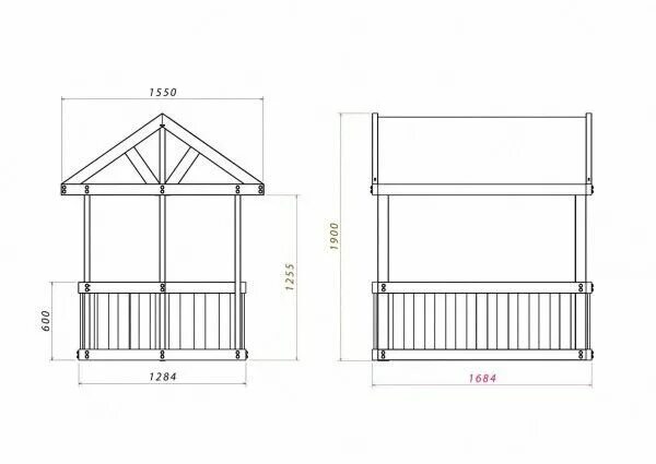 Размеры беседок для дачи фото с размерами Игровая беседка самсон ГОА - купить в интернет-магазине по низкой цене на Яндекс