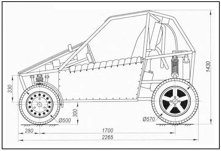 Размеры чертежи мини авто своими руками Авто мото самоделки оригинально