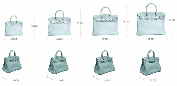 Размеры дамской сумочки HERMES Birkin Bag Sizes. Birkin bag, Hermes bag birkin, Hermes handbags