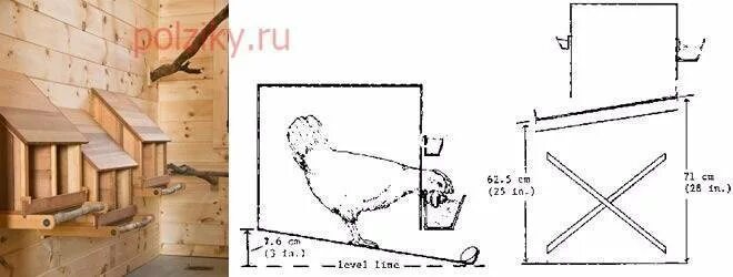 Размеры для яйцесборником своими руками чертежи Гнёзда для кур-несушек своими руками: фото, размеры, полезные советы
