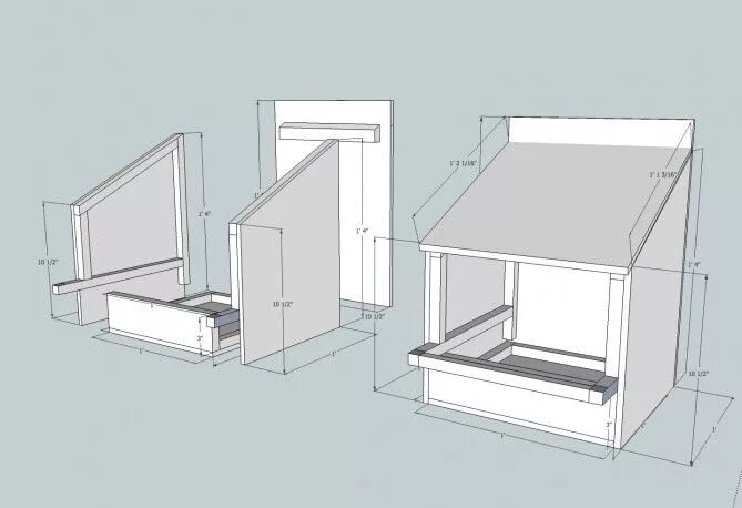 Размеры для яйцесборником своими руками чертежи nesting box plans in SketchUp Diy chicken coop plans, Nesting box, Chicken nesti