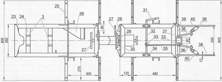 Размеры минитрактора переломки своими руками чертежи Trator com um motor de um ciclomotor. Trator DIY com um quadro de quebra. Mini-t